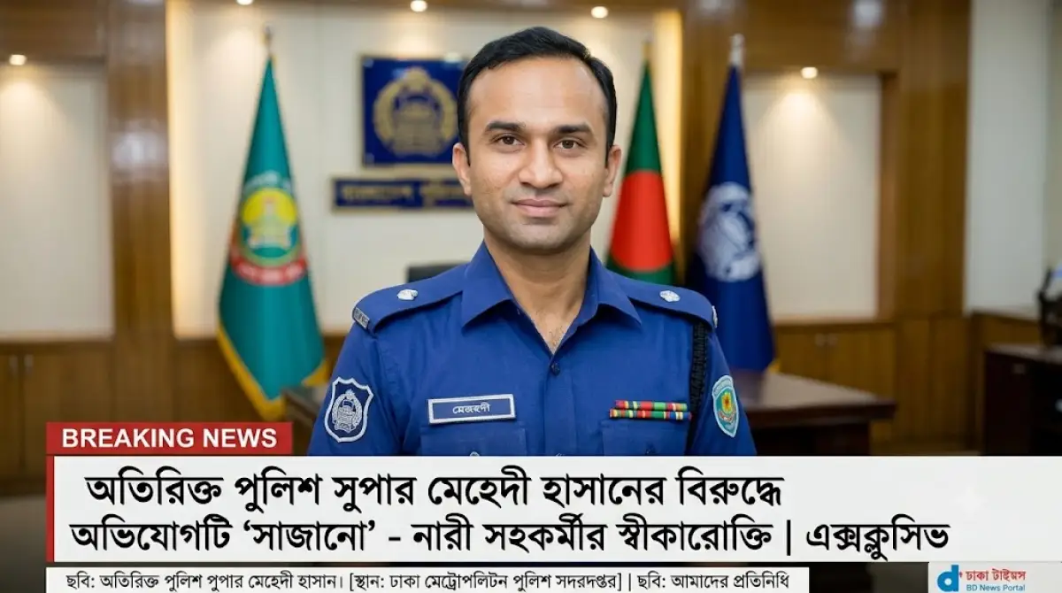 সৎ পুলিশ কর্মকর্তার বিরুদ্ধে ষড়যন্ত্র, নারী সহকর্মীর নাম ব্যবহার করে ভুয়া অভিযোগ