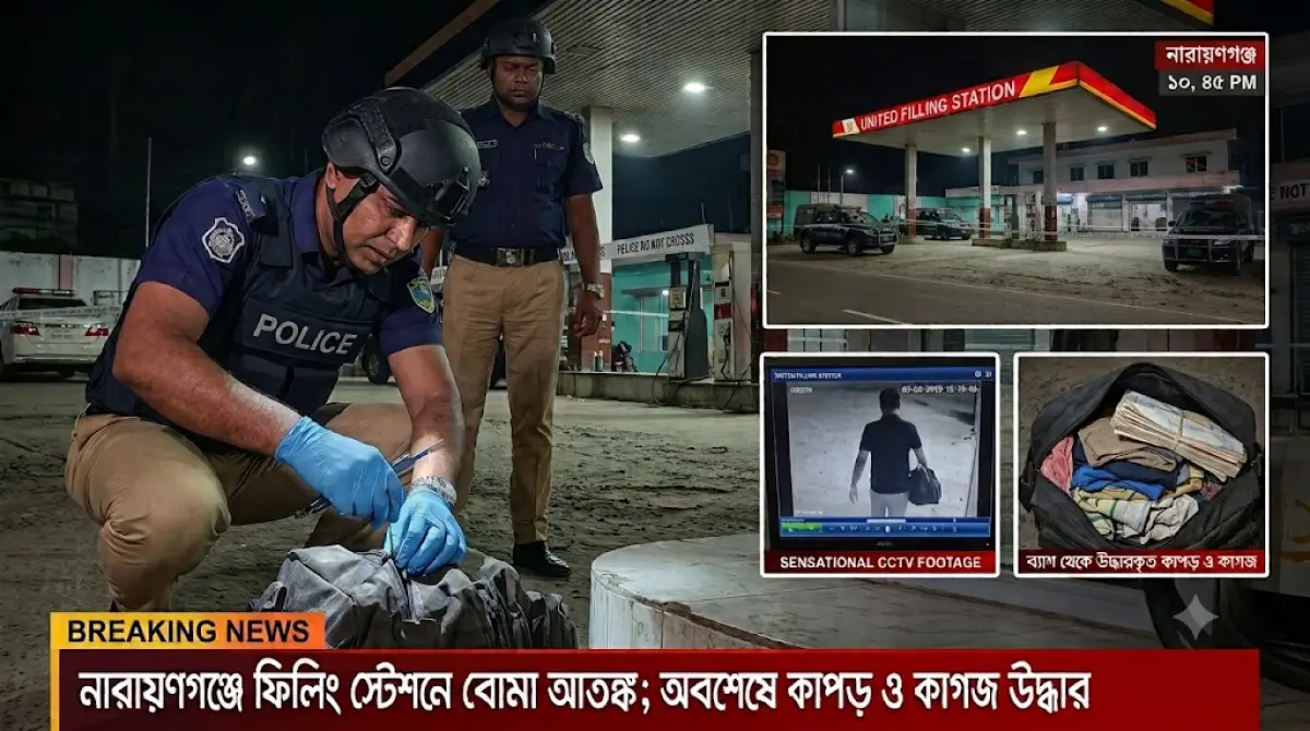 ঘণ্টার পর ঘণ্টা আতঙ্ক, অবশেষে ব্যাগে পাওয়া গেল পুরোনো কাপড়