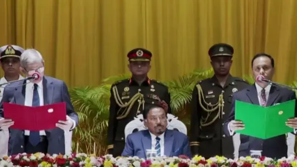 দেশের ২৩তম রাষ্ট্রপতি হিসেবে শপথ নিলেন মির্জা ফখরুল
