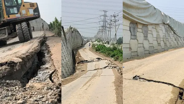 সোনারগাঁয়ে এশিয়ান হাইওয়েতে ২৫০ মিটারজুড়ে ভয়াবহ ফাটল, সড়ক দেবে চরম ভোগান্তি
